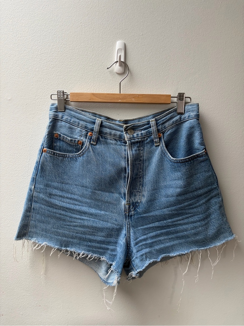 Levi’s Ribcage Shorts Blue